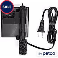 Imagitarium Shallow Glass Aquarium Kit with Lighting, Filtration & Accessories