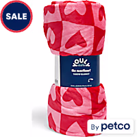 YOULY Valentine's Hearts Throw Blanket