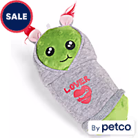 YOULY Valentine's Pickle Plush Dog Toy