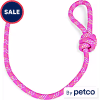 YOULY Pink Build & Play Rope Base Dog Toy