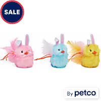 YOULY Easter Chicks Cat Toy Set