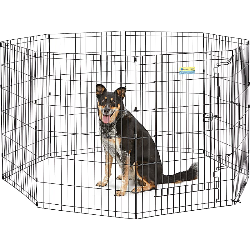 BestPet 42-Inch Double Door Folding Crate