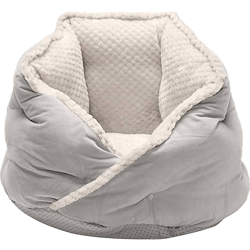 Frisco Plush Cave Burrow Dog Bed