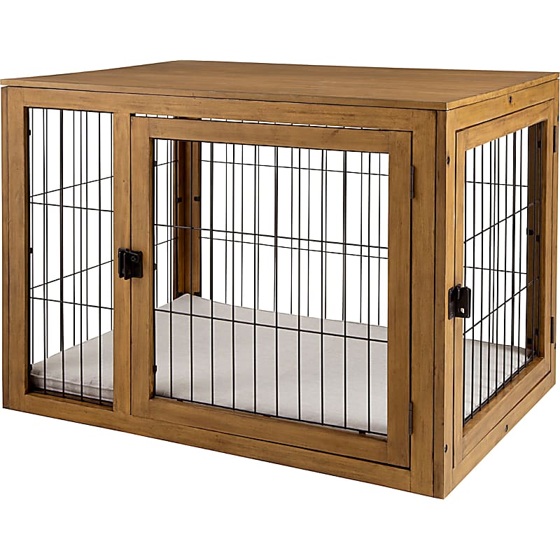 Frisco Heavy Duty Steel Dog Crate with Wheels