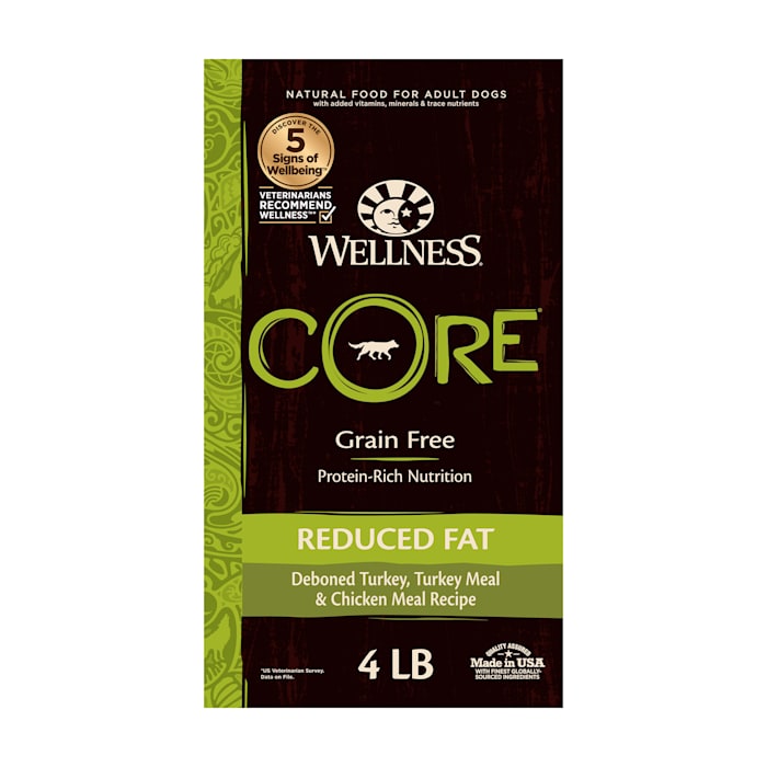 UPC 076344884095 product image for Wellness CORE Weight Control Natural Grain Free Reduced Fat Dry Dog Food, 4 lbs. | upcitemdb.com