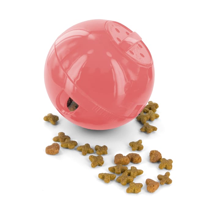 UPC 624834000045 product image for PetSafe SlimCat Cat Food Dispenser in Pink | upcitemdb.com