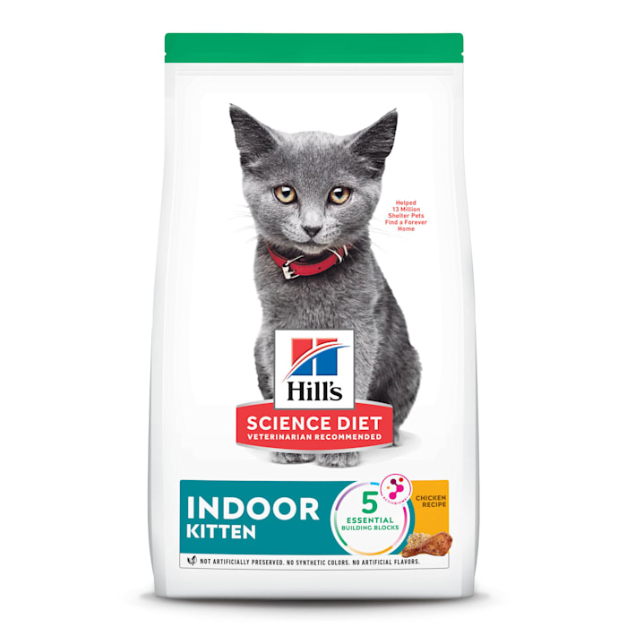 UPC 052742713106 product image for Hill's Science Diet Indoor Chicken Recipe Dry Kitten Food, 3.5 lbs. | upcitemdb.com