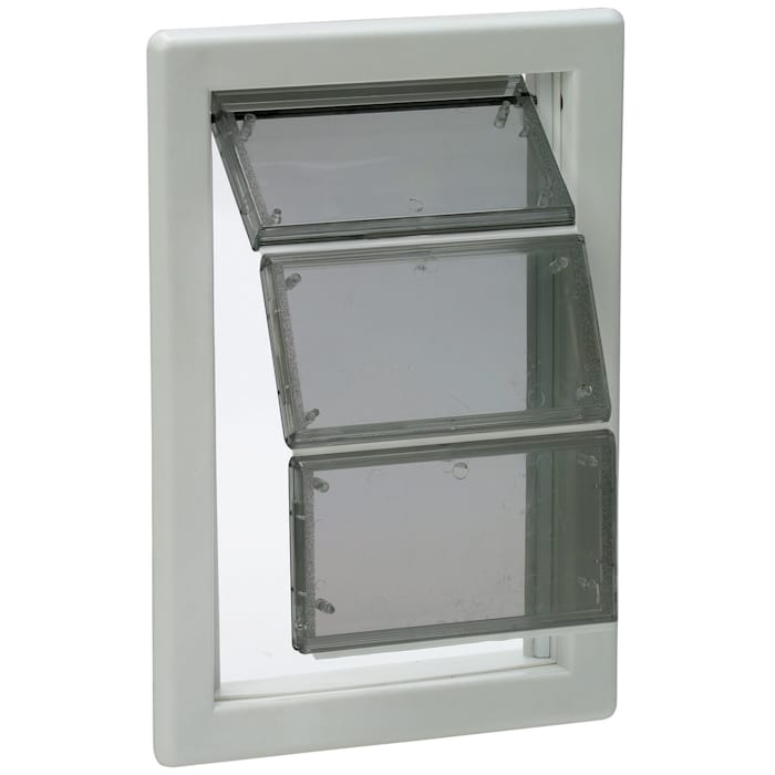 Perfect Pet Multiflex Pet Door, 10IN x 2.25IN x 14.75IN, White