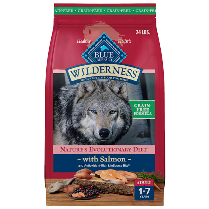 UPC 859610002757 product image for Blue Buffalo Blue Wilderness Natural Adult High Protein Grain Free Salmon Dry Do | upcitemdb.com