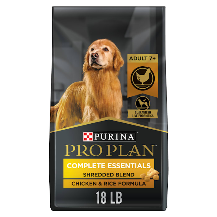 UPC 038100140357 product image for Purina Pro Plan with Probiotics Shredded Blend Chicken & Rice Formula Senior Dry | upcitemdb.com