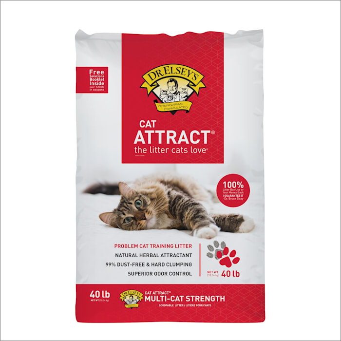 UPC 000338007405 product image for Dr. Elsey's Cat Attract Clumping Clay Cat Litter, 40 lbs. | upcitemdb.com