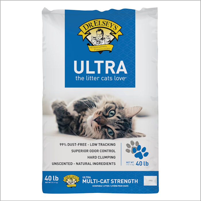 UPC 000338004404 product image for Dr. Elsey's Ultra Clumping Clay Multi-Cat Litter, 40 lbs. | upcitemdb.com