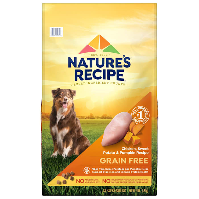 Photos - Dog Food Nature's Recipe Nature's Recipe Grain-Free Chicken, Sweet Potato & Pumpkin Dry 