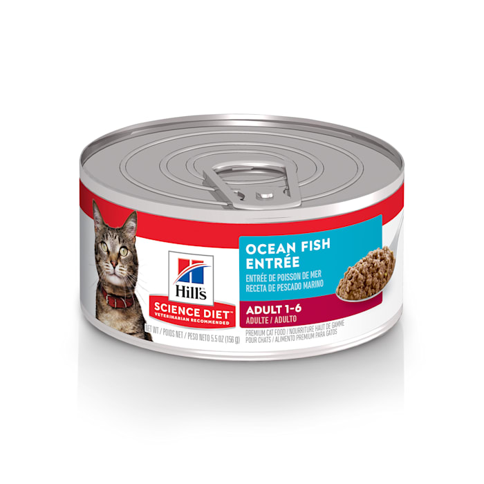 UPC 052742661209 product image for Hill's Science Diet Adult Ocean Fish Entree Canned Wet Cat Food, 5.5 oz. | upcitemdb.com