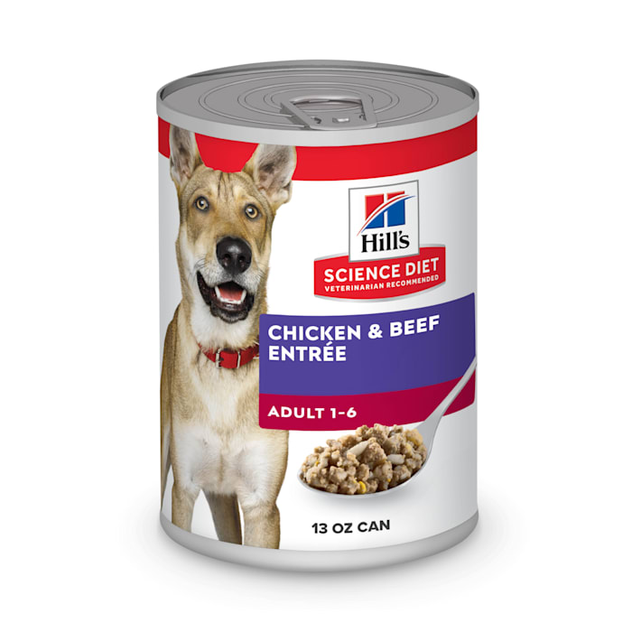 UPC 052742704012 product image for Hill's Science Diet Adult Chicken & Beef Entree Canned Dog Food, 13 oz., Case of | upcitemdb.com