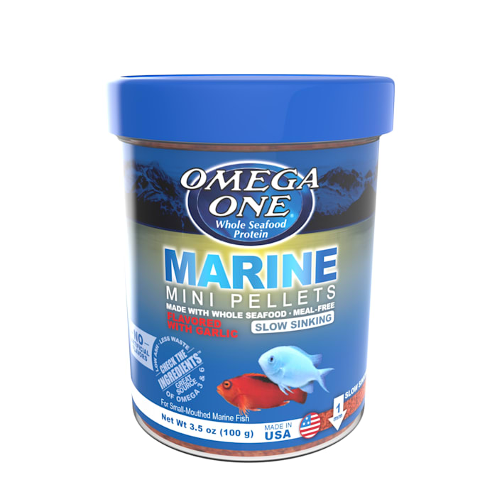 UPC 698220613119 product image for Omega One Marine Mini Pellets - Small-Mouthed Marine Fish, Slow-Sinking Meal-Fre | upcitemdb.com