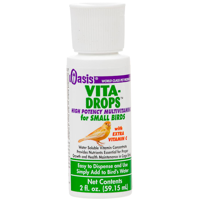 UPC 048054802577 product image for Oasis Vita-Drops Small Bird Multi-Vitamins, 2 fl. oz. | upcitemdb.com