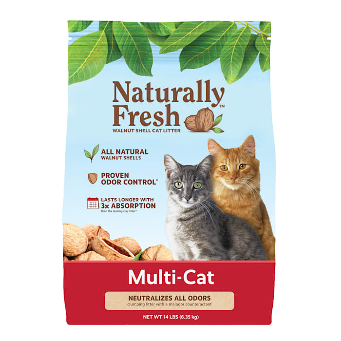 UPC 859610008599 product image for Naturally Fresh Quick-Clumping Natural Multi-Cat Walnut Cat Litter, 14 lbs. | upcitemdb.com