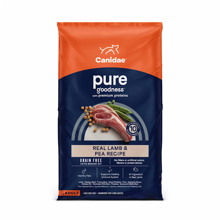 UPC 640461015719 product image for Canidae Pure Grain Free Limited Ingredient Real Lamb & Pea Dry Dog Food, 12 lbs. | upcitemdb.com