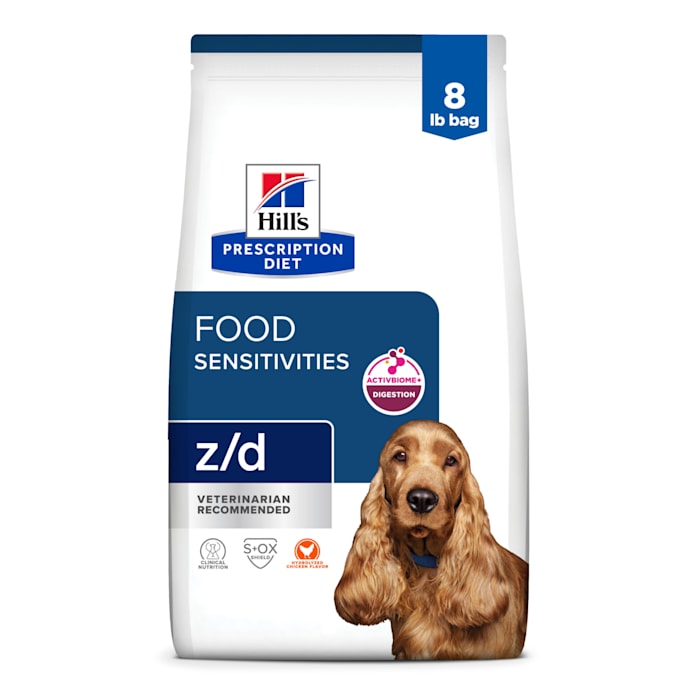 Hill's Prescription Diet z/d Hydrolyzed Chicken Flavor Dry Dog Food, 8 lbs.