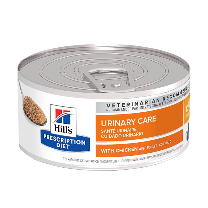 Hill's Prescription Diet c/d Multicare Urinary Care with Chicken Canned Cat Food, 5.5 oz.
