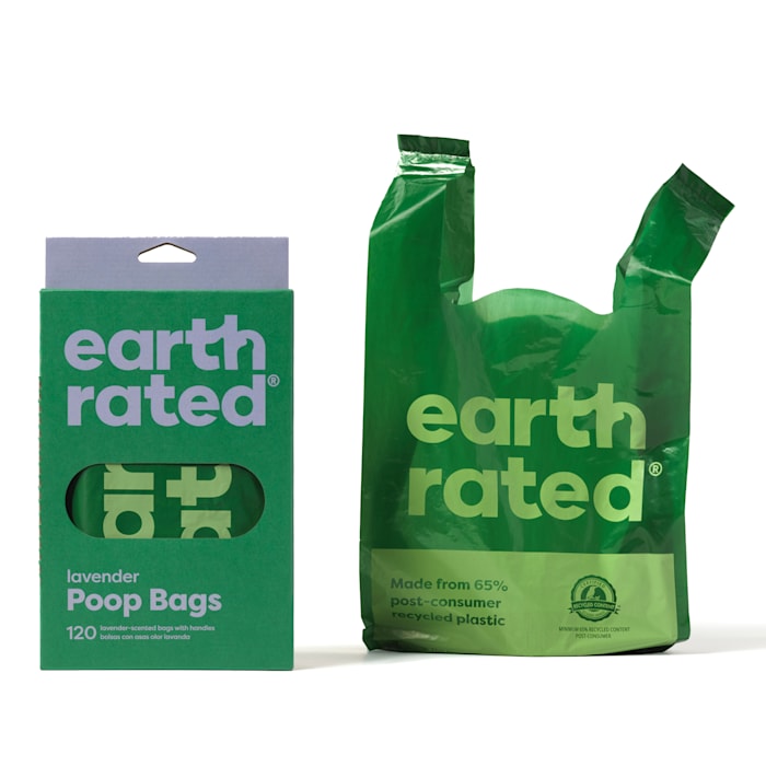 UPC 870856000055 product image for Earth Rated Lavender Easy-Tie Leakproof Dog Poop Bags with Handles, 120 Count | upcitemdb.com