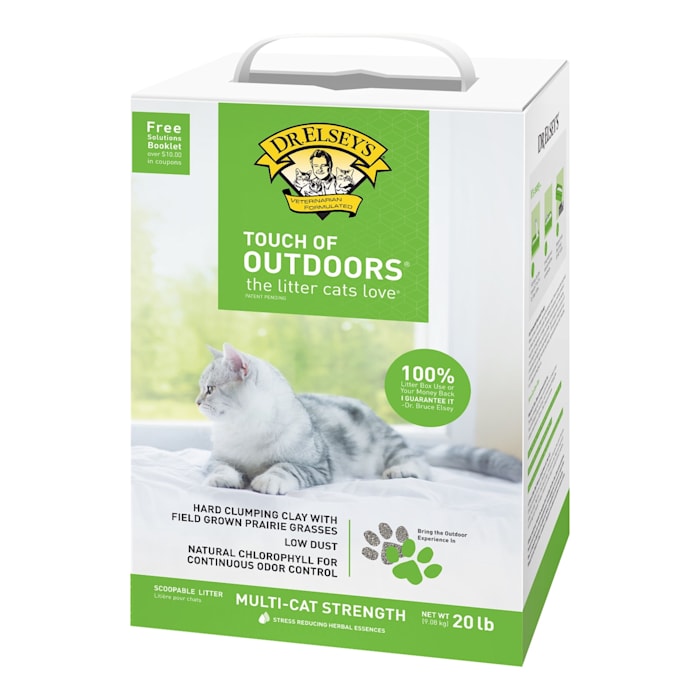 UPC 000338001205 product image for Dr. Elsey's Touch of Outdoors Clumping Clay Cat Litter, 20 lbs. | upcitemdb.com