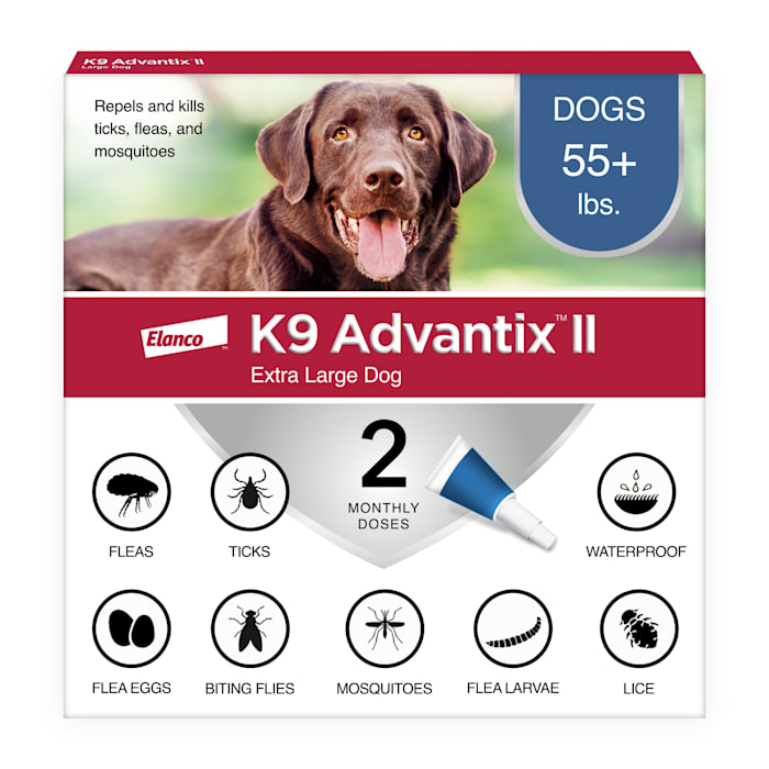 Photos - Dog Medicines & Vitamins K9 Advantix Ii K9 Advantix II Vet-Recommended Flea, Tick & Mosquito Treatment & Prevention for X-Large Dogs, Count of 2