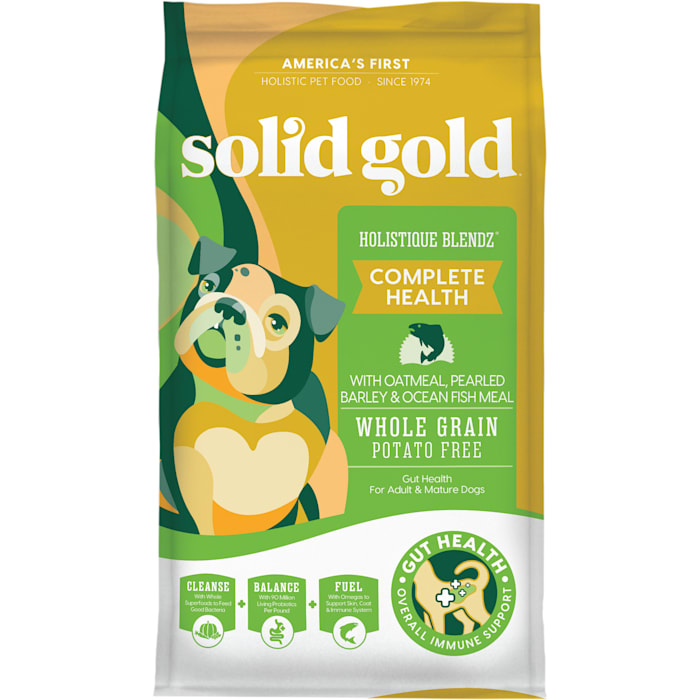 UPC 093766110045 product image for Solid Gold Holistique Blendz Oatmeal, Pearled Barley & Ocean Fish Meal Holistic  | upcitemdb.com