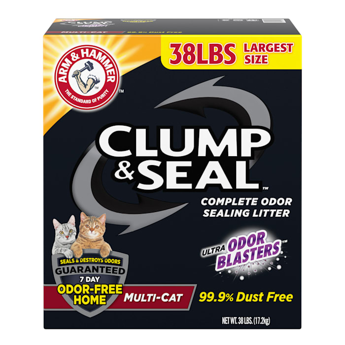 UPC 033200024095 product image for Arm & Hammer Clump & Seal Multi-Cat Odor Sealing Cat Litter, 38 lbs. | upcitemdb.com