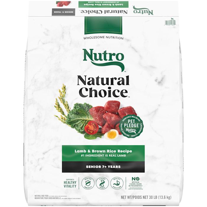 UPC 079105116251 product image for Nutro Natural Choice Lamb and Brown Rice Recipe Senior Dry Dog Food, 30 lbs. | upcitemdb.com