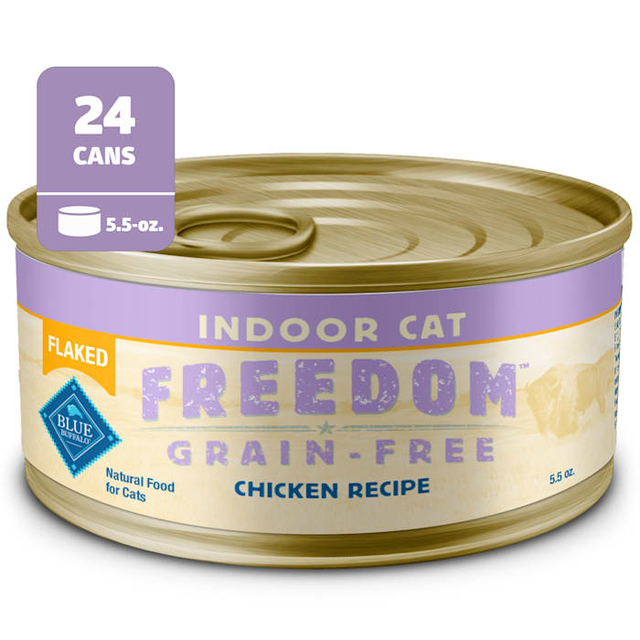 UPC 840243110629 product image for Blue Buffalo Freedom Natural Grain-Free, Flaked Chicken, Indoor Adult Wet Cat Fo | upcitemdb.com