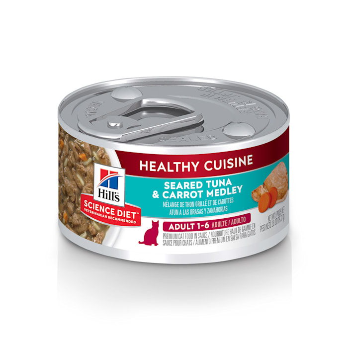 UPC 052742007090 product image for Hill's Science Diet Adult Healthy Cuisine Seared Tuna & Carrot Medley Canned Wet | upcitemdb.com