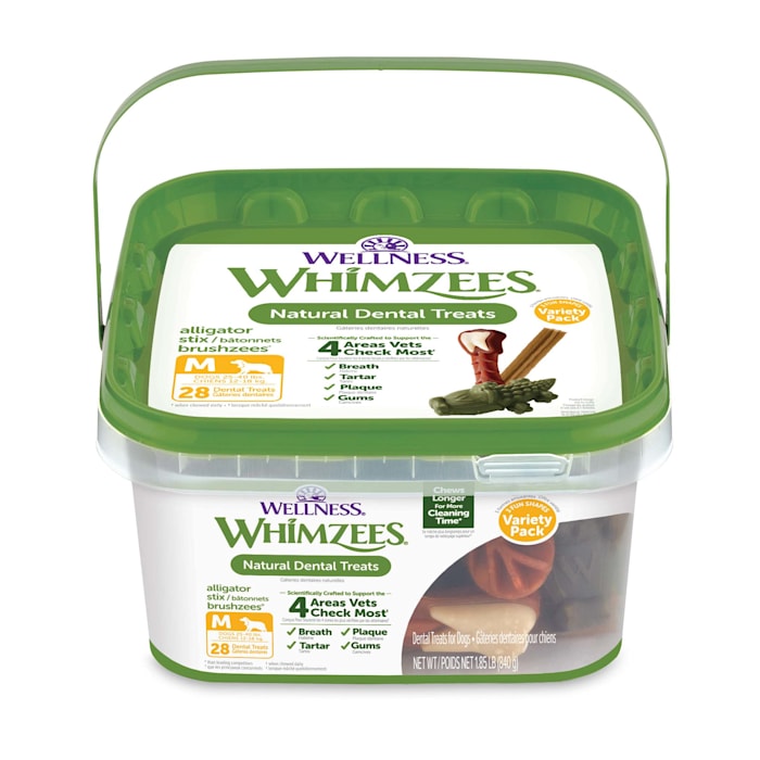 UPC 815436016293 product image for Whimzees Natural Grain Free Daily Long Lasting Medium Dental Dog Treats Variety  | upcitemdb.com