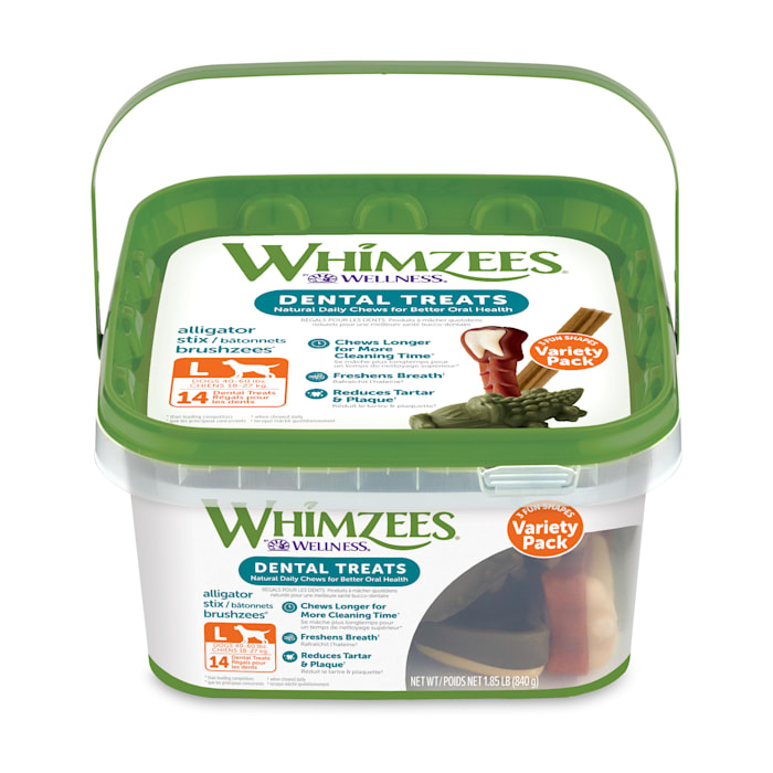 UPC 815436016316 product image for Whimzees Natural Grain Free Daily Long Lasting Large Dental Dog Treats Variety P | upcitemdb.com