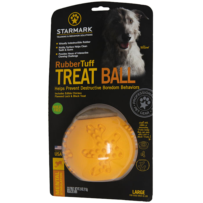 UPC 873199002656 product image for Starmark Rubber Tuff Treat Ball, Large | upcitemdb.com