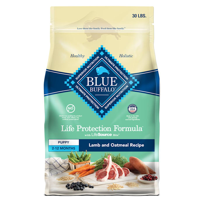 UPC 840243105526 product image for Blue Buffalo Blue Life Protection Formula Puppy Lamb & Oatmeal Recipe Dry Dog Fo | upcitemdb.com