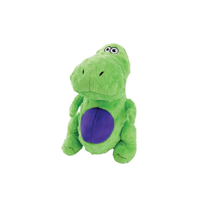goDog Just For Me T-Rex Green With Chew Guard, Small