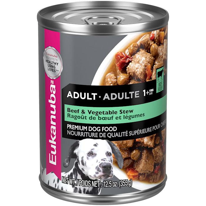 UPC 751486000694 product image for Eukanuba Beef & Vegetable Stew Adult Wet Dog Food, 12.5 oz. | upcitemdb.com