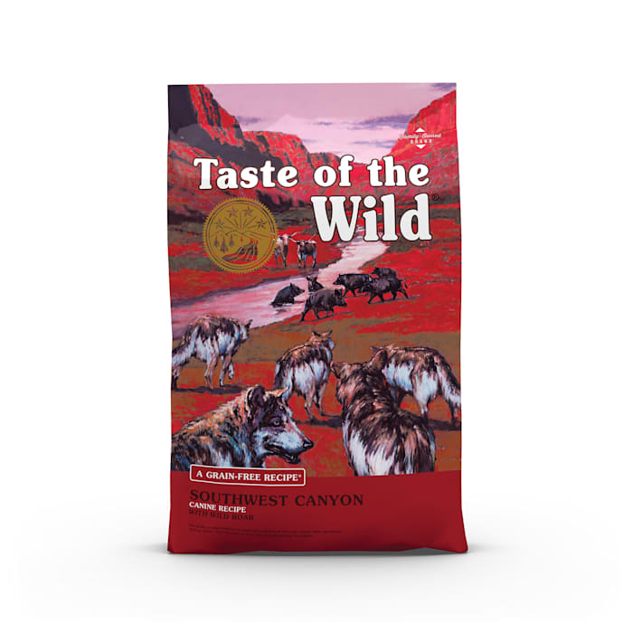 Taste of the Wild Grain-Free Wild Boar Southwest Canyon Dry Dog Food  28 lb