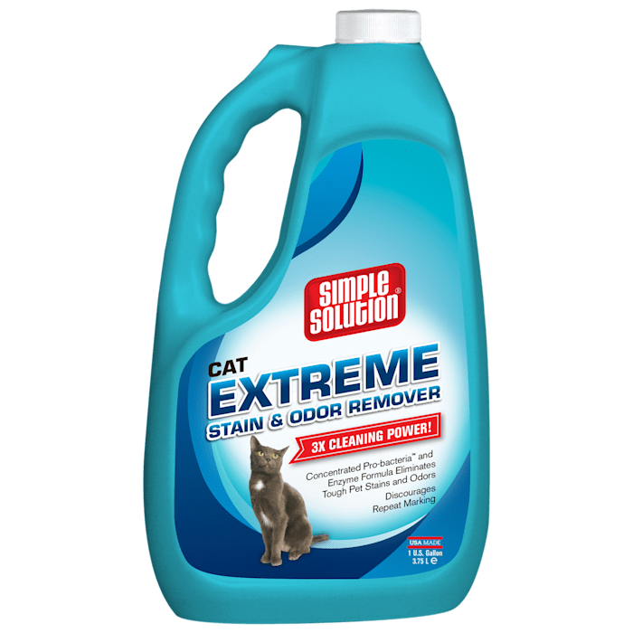 UPC 010279138014 product image for Simple Solution Extreme Cat Stain & Odor Remover, 1 gallon | upcitemdb.com
