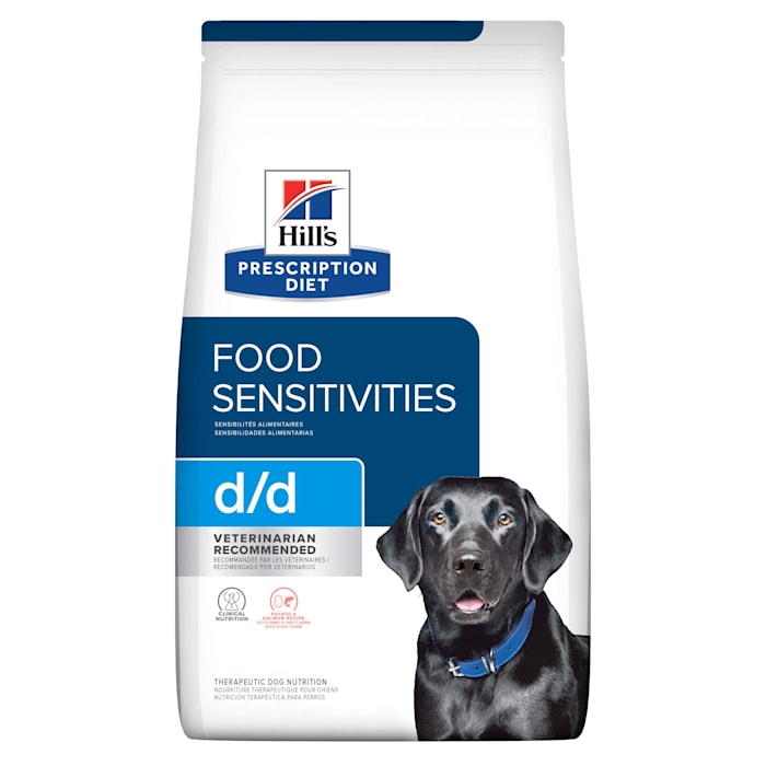 Hill's Prescription Diet d/d Food Sensitivities Grain Free Potato & Salmon Flavor Dry Dog Food, 25 lbs.