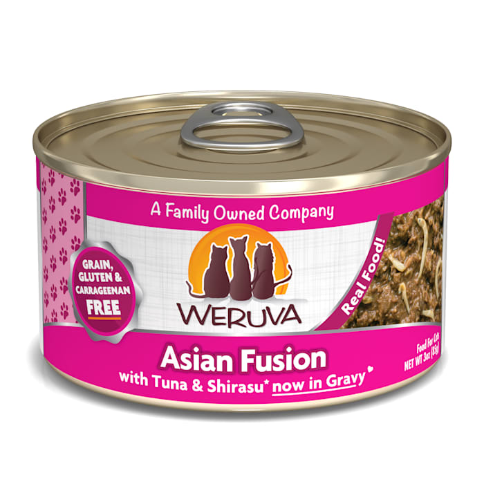 UPC 878408000133 product image for Weruva Classics Asian Fusion with Tuna & Shirasu in Gravy Wet Cat Food, 3 oz., C | upcitemdb.com