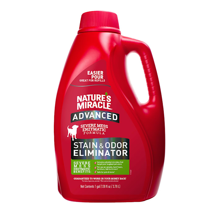 UPC 018065981431 product image for Nature's Miracle Fresh Scent Advanced Stain & Odor Eliminator For Dogs, 1 Gallon | upcitemdb.com