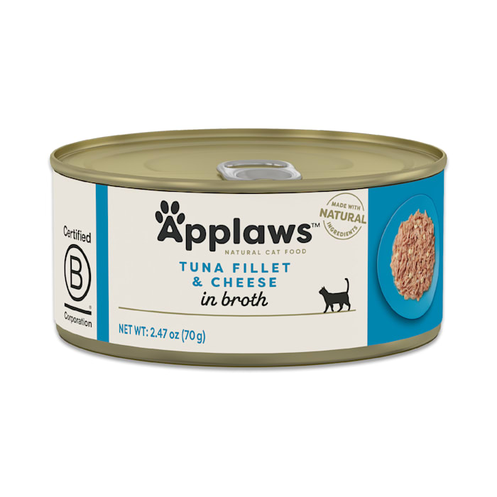 UPC 886817000170 product image for Applaws Natural Tuna Fillet with Cheese in Broth Wet Cat Food, 2.47 oz., Case of | upcitemdb.com