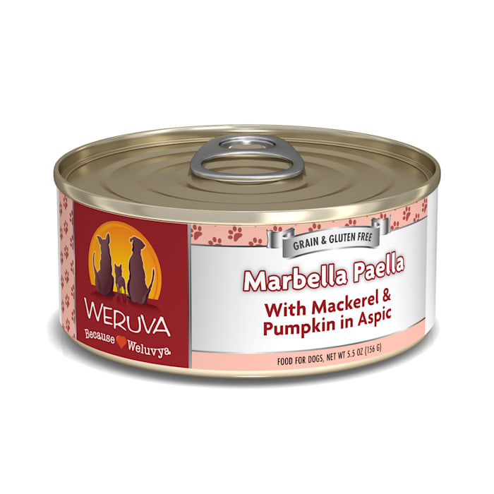 Photos - Dog Food Weruva Classics Marbella Paella with Mackerel & Pumpkin in Aspic Wet , 5.5 oz., Case of 24 