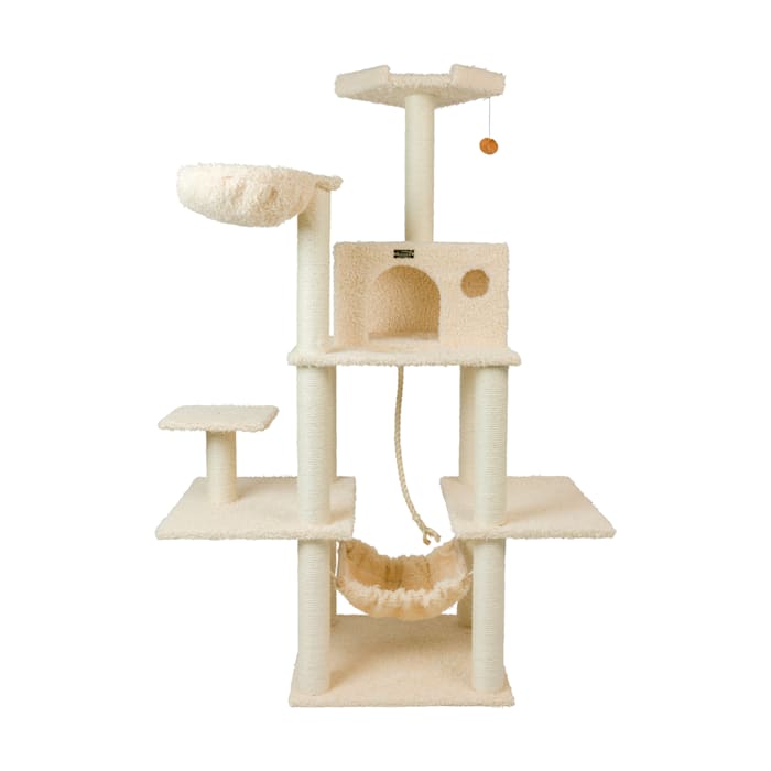 Armarkat Classic Model A6901 Real Wood Cat Tree, 69" H