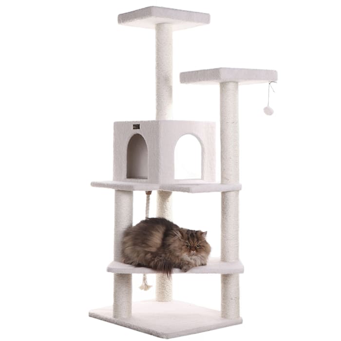 Armarkat Classic Model B5701 Real Wood Cat Tree, 57" H