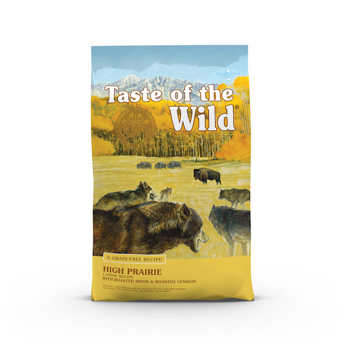 Taste of the Wild Grain-Free Roasted Bison & Roasted Venison High Prairie Dry Dog Food  28 lb