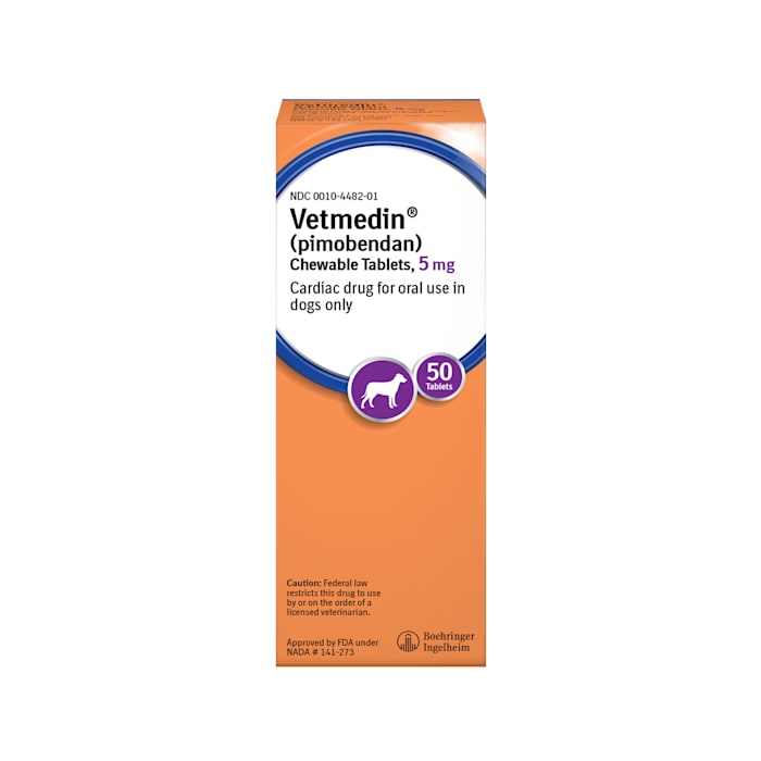 Vetmedin 5 mg for Dogs, 50 Chewable Tablets